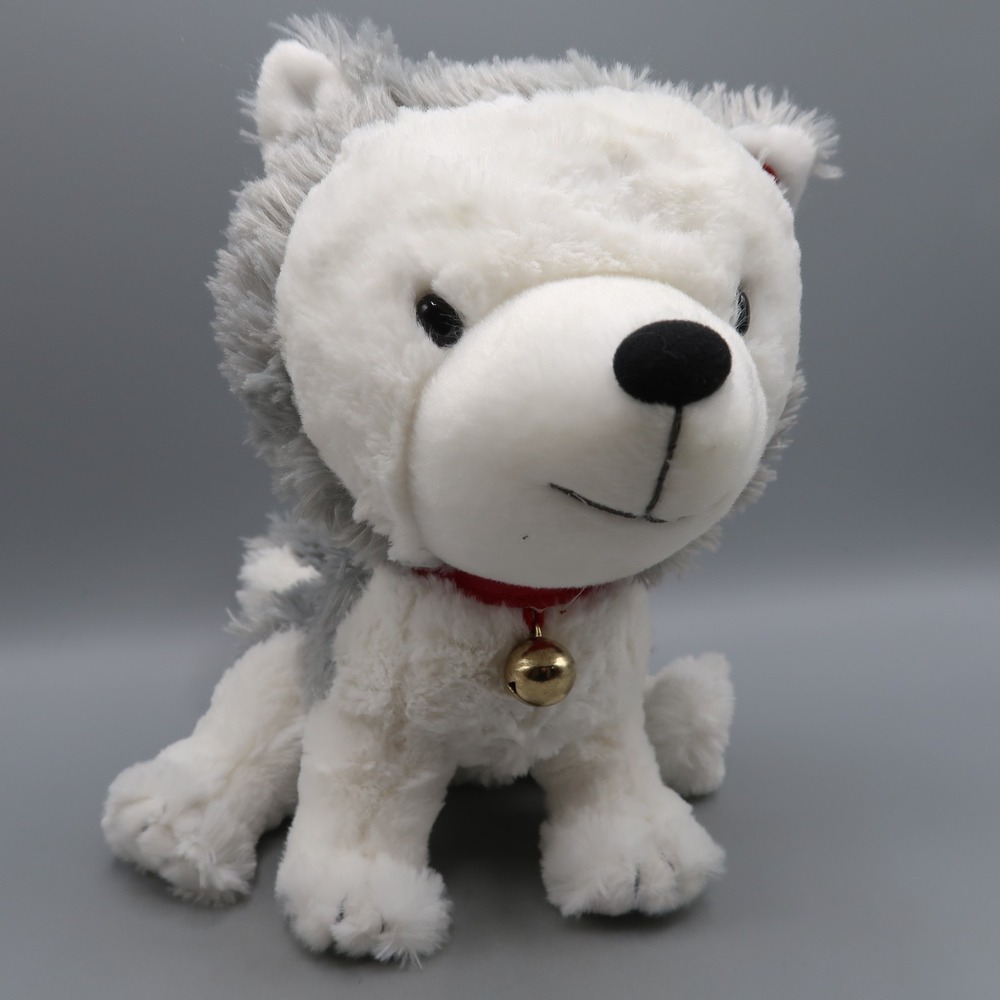 Hallmark 9" Jingles Husky Plush Interactive Story Buddy No Book Video